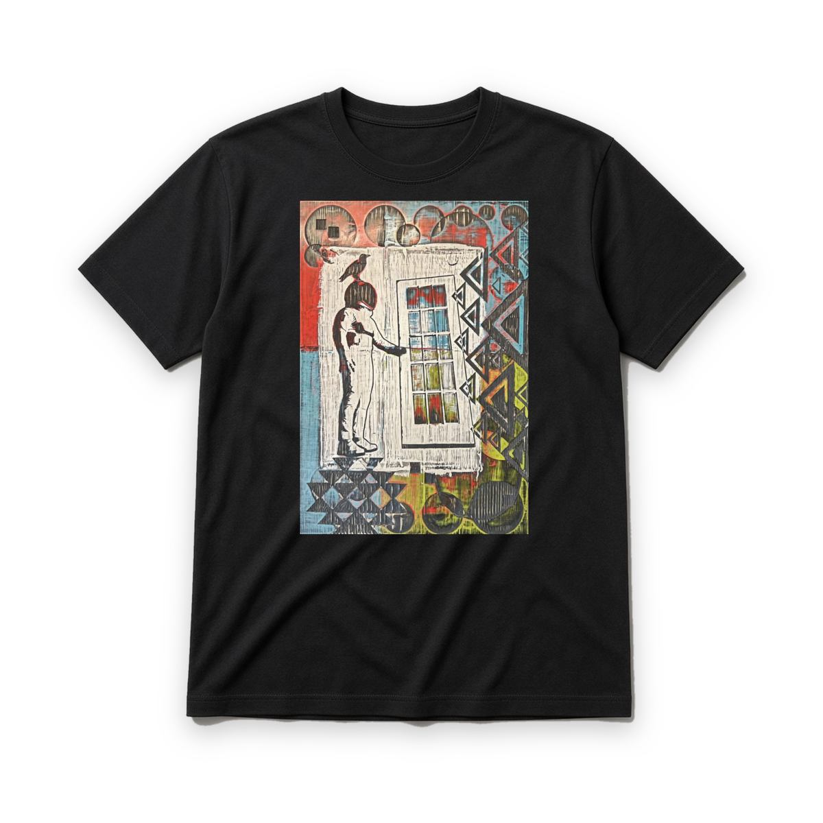 Matt Gunnell The Window graphic tee on SUVVO black tee