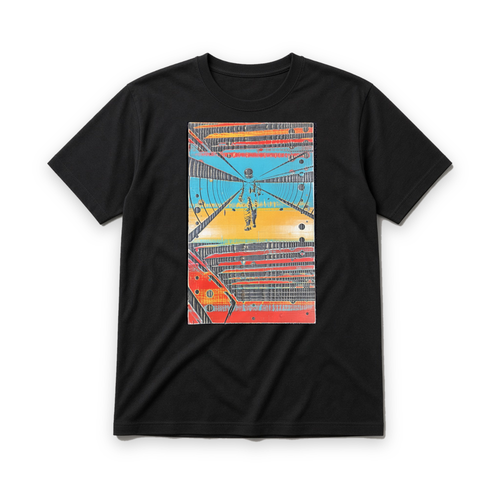Matt Gunnell The Tunnel graphic tee on SUVVO black tee
